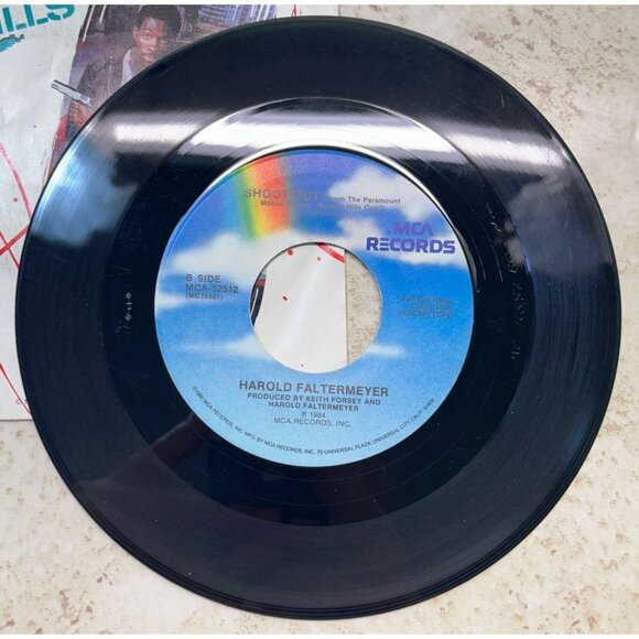 Glenn Frey The Heat is On / Harold Faltermeyer Shoot Out 45 Beverly Hills Cop - Picture 7 of 8